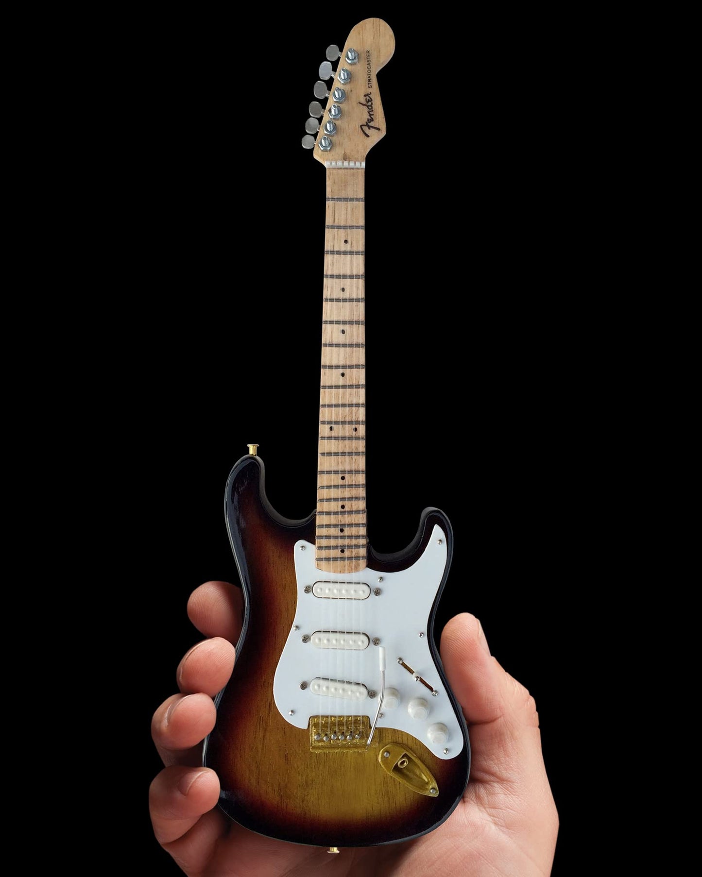 Axe Heaven Fs-022 Licensed Fender Stratocaster 60Th Anniversary Set - Case And Mini Guitar