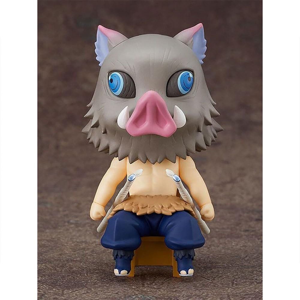 Good Smile Company Demon Slayer: Kimetsu No Yaiba: Inosuke Hashibira Nendoroid Action Figure, Multicolor