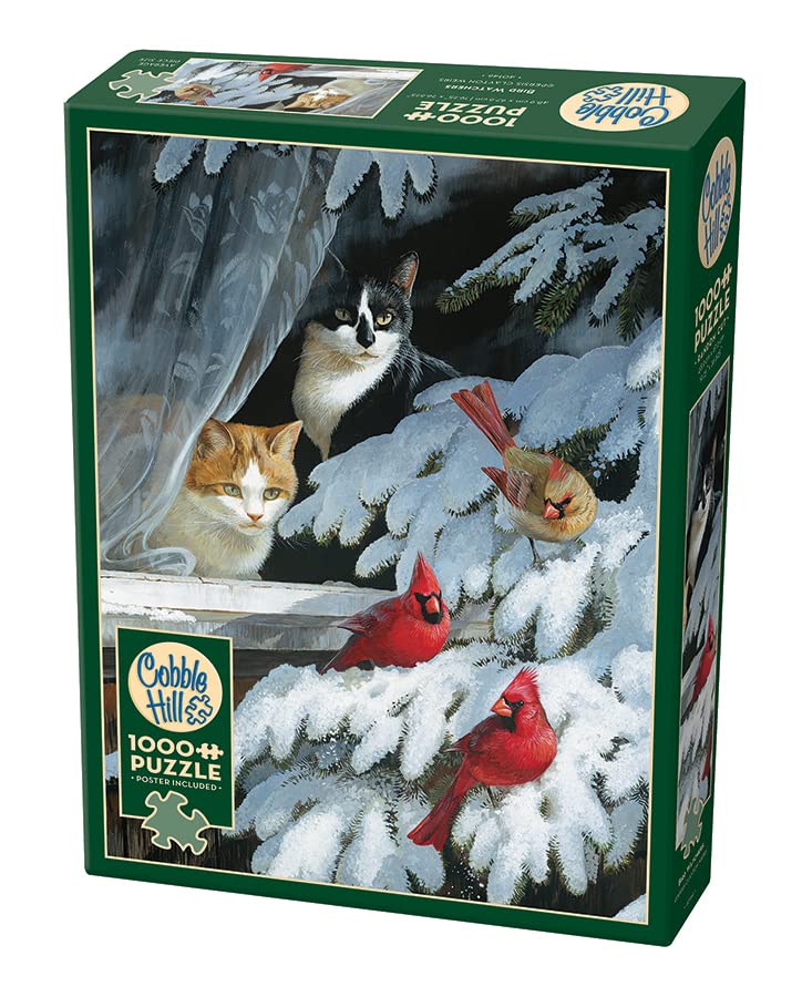 Cobble Hill 1000 Piece Puzzle - Bird Watchers - Sample Poster Included