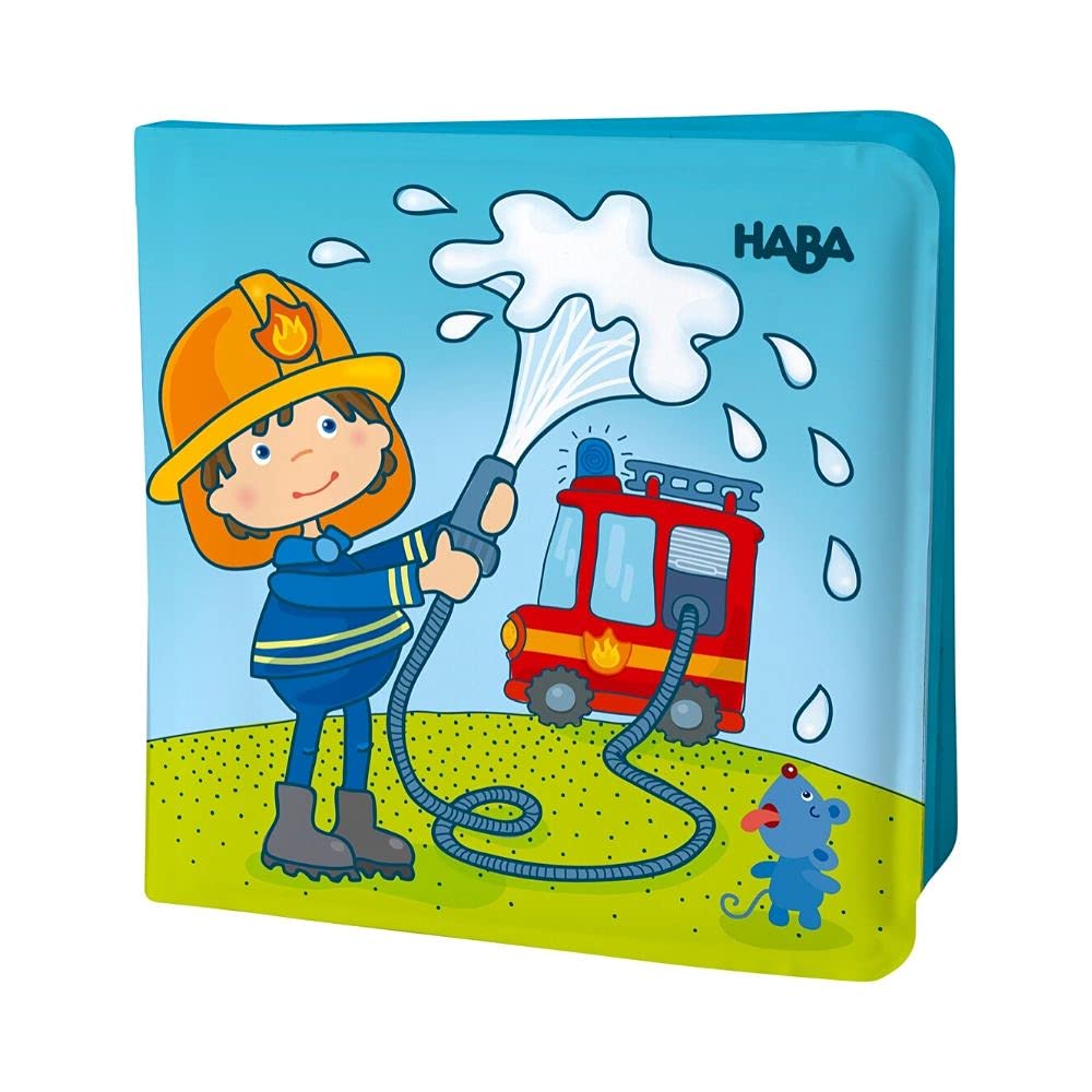Haba Magic Color Changing Bath Book: Fire Brigade, Bath Toys For Toddlers, Water Toys For Toddlers 1-3 & Water Table Accessories