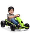 Garvee 24V Go Kart Car for Kids, 9Ah Battery 2x300W Motors 8.1MPH Fast Speed, Drifting Circling Riding Racing Car for 8+ Years,F