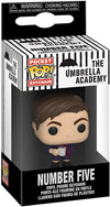 Funko Pop Pop! Keychain: Umbrella Academy - Number 5 Multicolor, 2 Inches