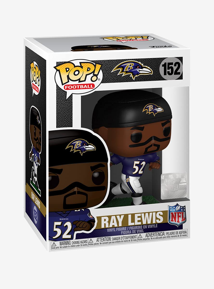 Funko POP NFL Legends Ray Lewis Figure, Multicolor Vinyl Collectible, Model 51744