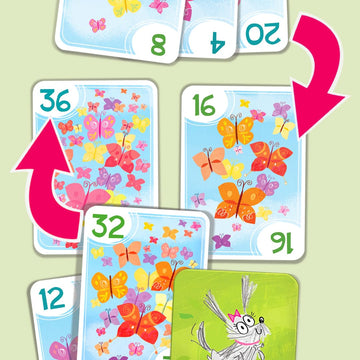 Melon Rind Jump 4, Math Game For Kids (Ages 7+) Fun Multiples Of 4 Card Game - Engaging Math Game For Kids, Perfect Stocking Stu