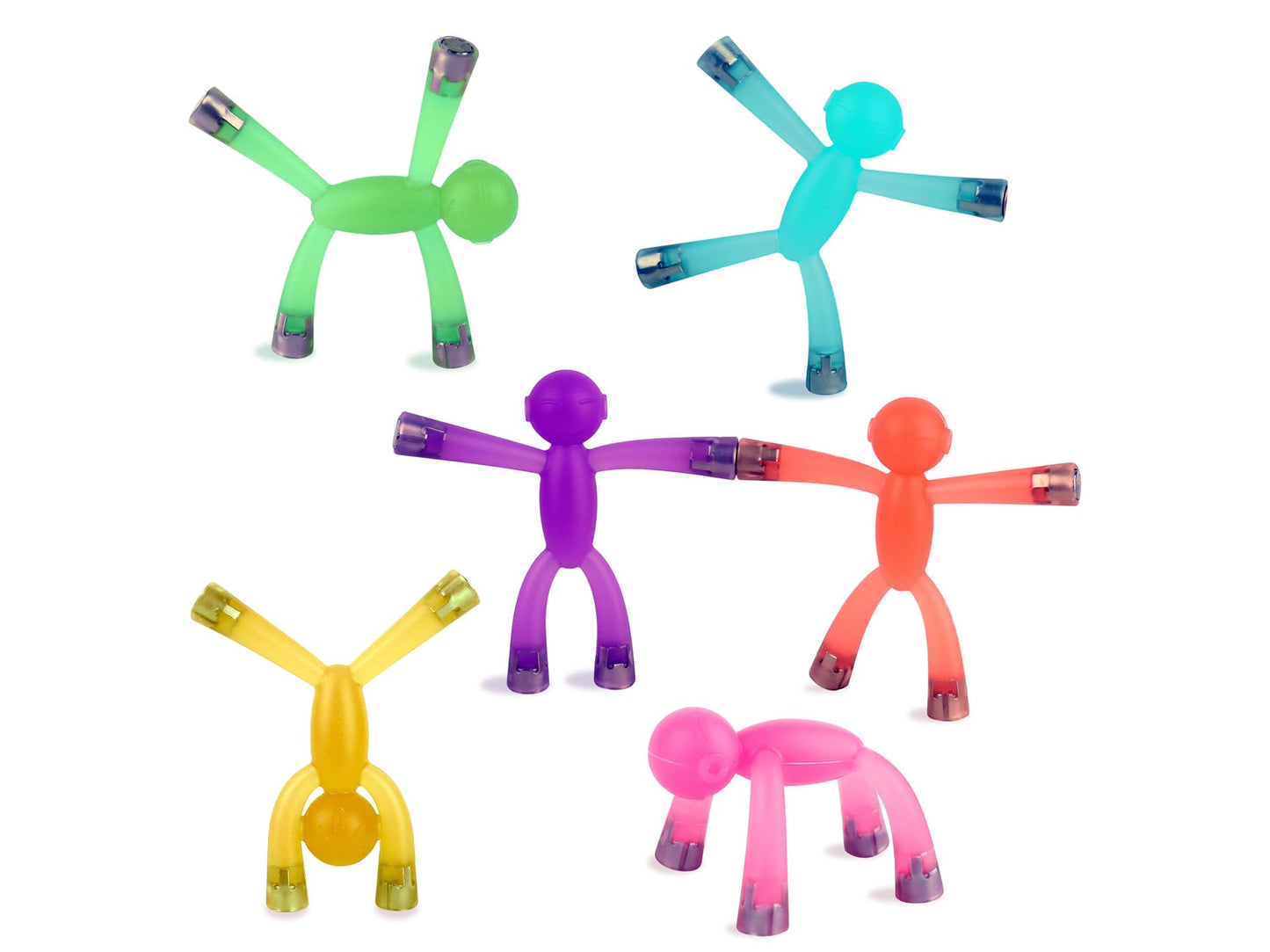 Laleay 6Pcs Magnetic Toys,Magnet Men For Kids,Magnetic People Figures For Kids,Magnetic People For Refrigerator,Fridge Magnets F