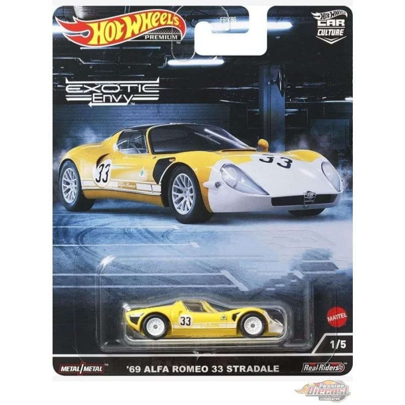 Hot Wheels Car Culture Circuit Legends 1969 Alfa Romeo 33 Stradale