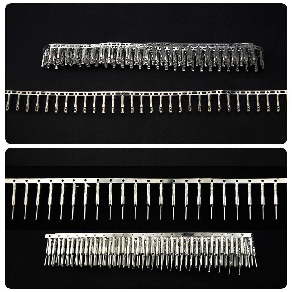 Wmycongcong 450 Pcs Universal Servo Cable Wire Connector And Male Female Crimp Pin Kit For Jr Hitec Connector