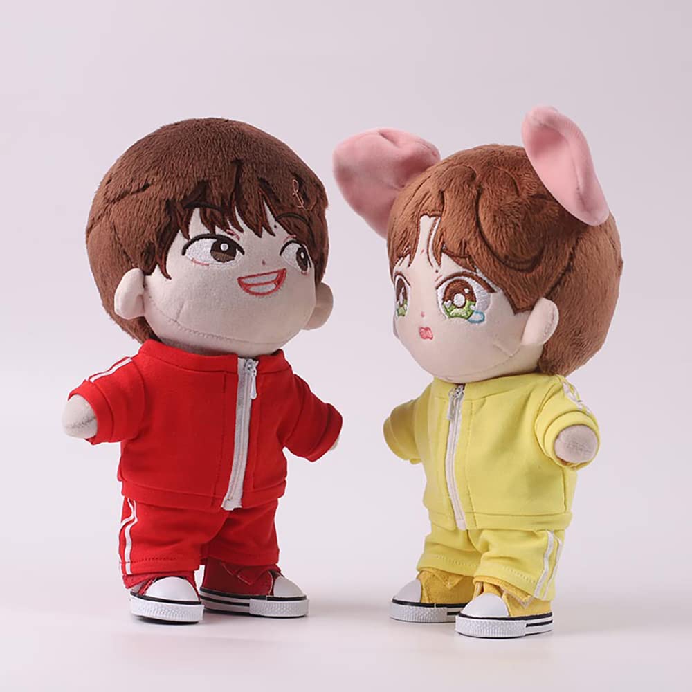 Niannyyhouse Sportswear Uniforms 7.8'(20Cm) Plush Doll Stuffed Figures Toys Clothes (Green)
