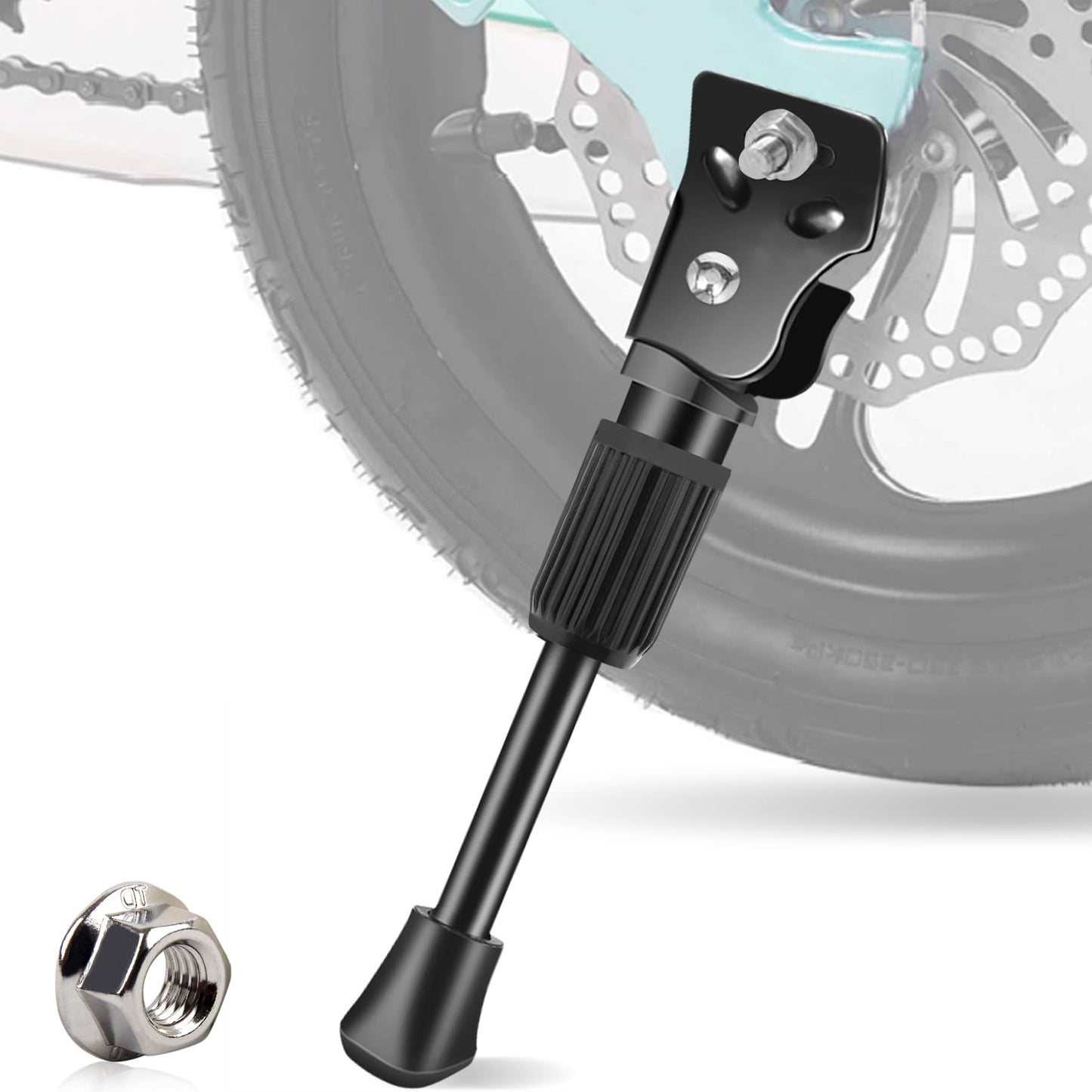 Leichten Kids Bike Kickstand For 12/14/16/18/20 Inch Wheel Children'S Bicycle Single-Side Kick Stand Rear Mount Bikes Support Ra