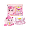 GIANANO Princess Catch Teenieping Season 6 Decorative Miniature Plush Dolls Pink Heartsping DressUp Set Clothes Play Set