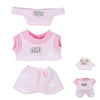 Tosygnb LAboo Doll Outfit Macarons Dolls Clothes enhanced Dolls Outfit with Accessories Stylish Clothes for Macarons Display & Photography (Pink)