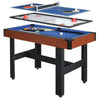 Hathaway Triad Multi Game Table - Space-Saving 48-In Pool Table With Lightweight Table Tennis And Glide Hockey Table Topper For Family Game Rooms - 3 In 1 Game Table With Complete Accessories - Blue