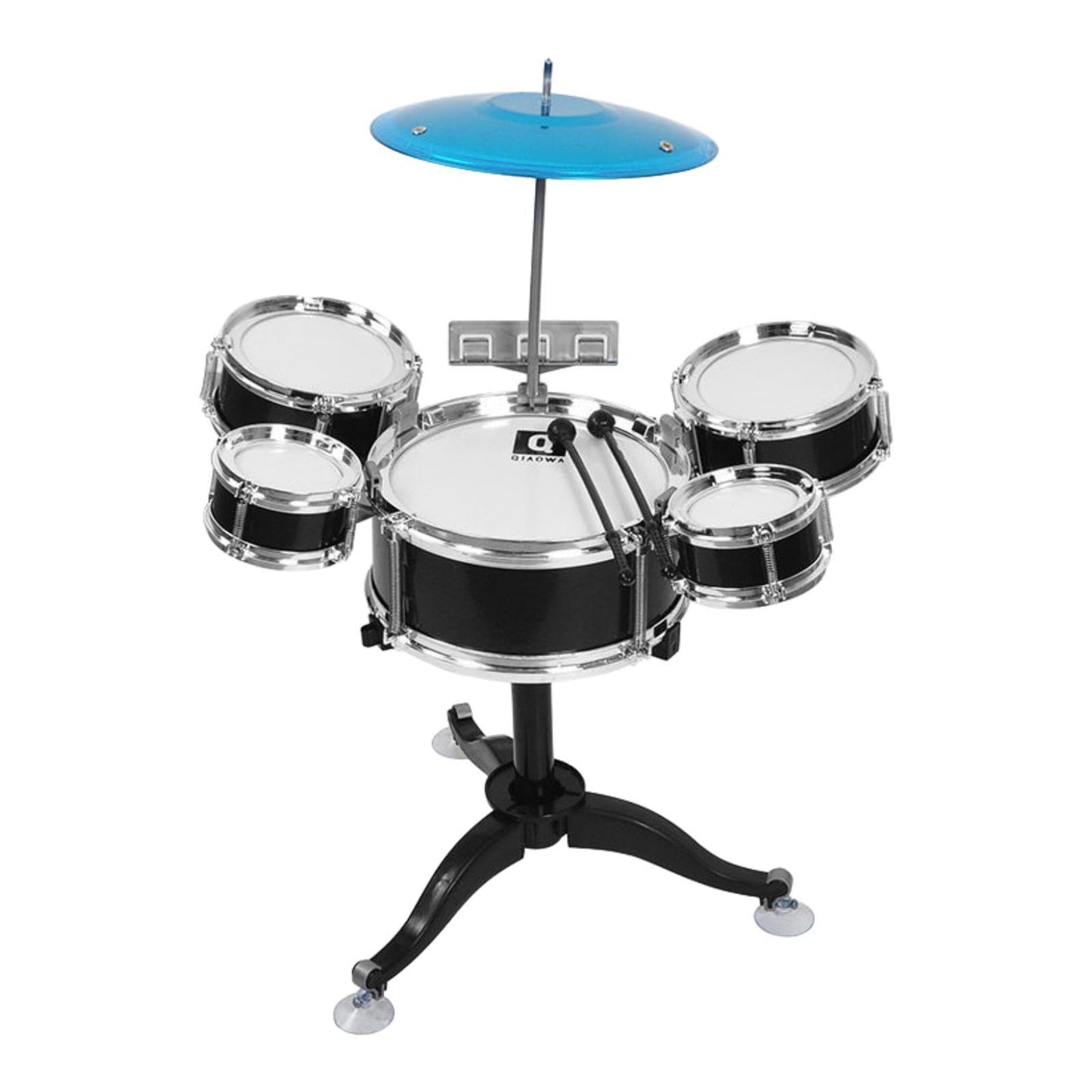 Calandis Kids Drum Set Compact Jazz Drum Kit For Boys Girls Concert Stage Performance Black | Sets & Kits | Drums | Percussion |