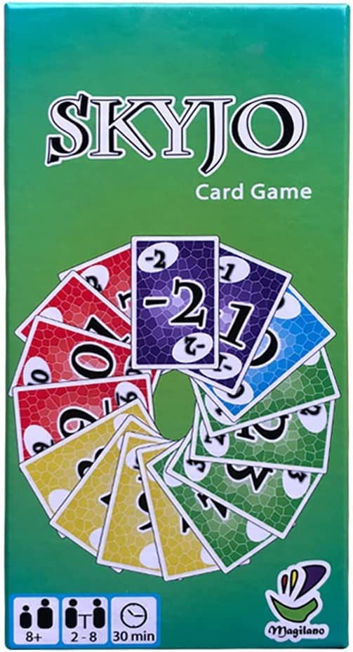 Megccr Skyjo Card Game Card Series Board Game English Version Casual Party Party Game