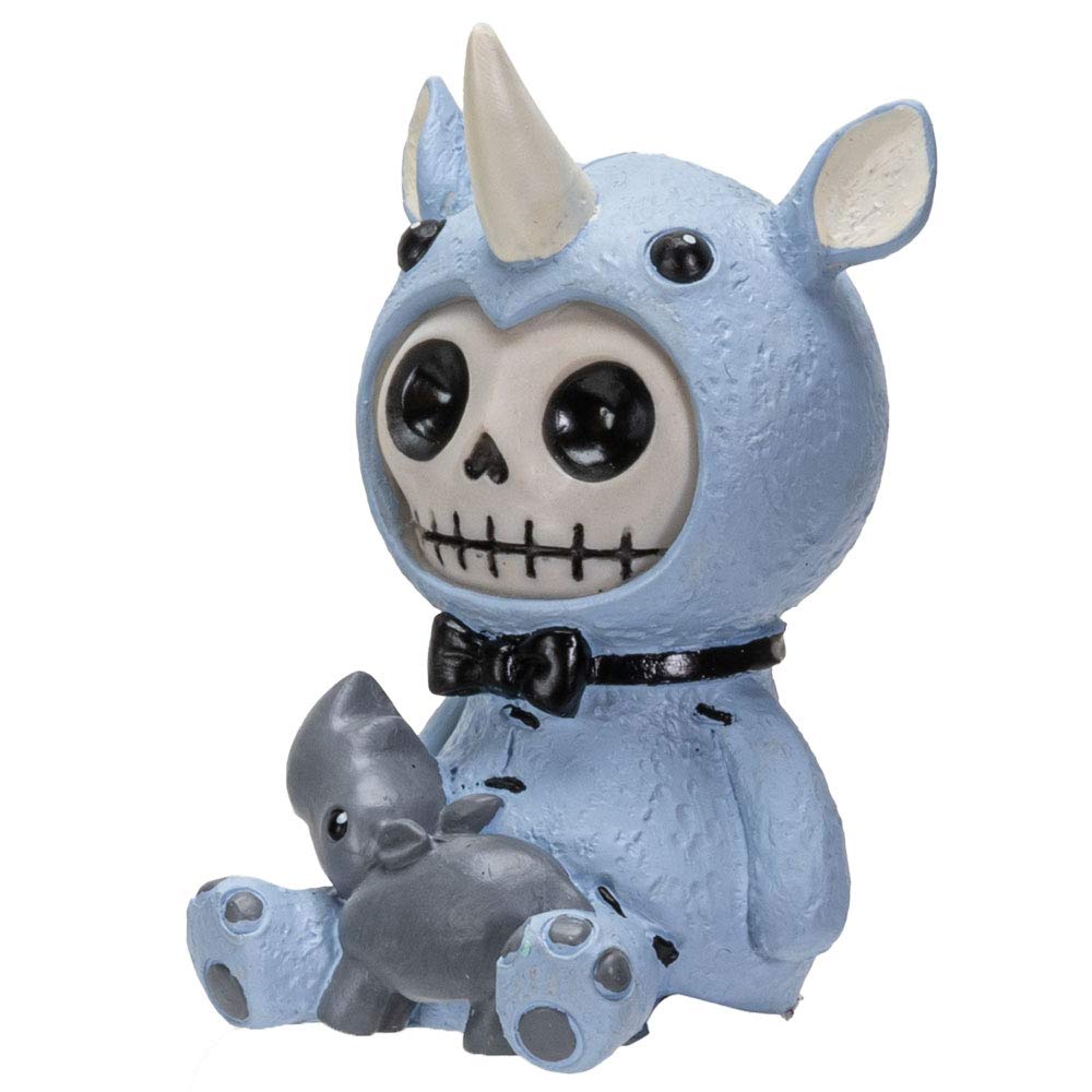 Furrybones Summit Collection Buster Figurine Decorative Signature In Rhinoceros Costume 3 Inch Tall Collectible Statue
