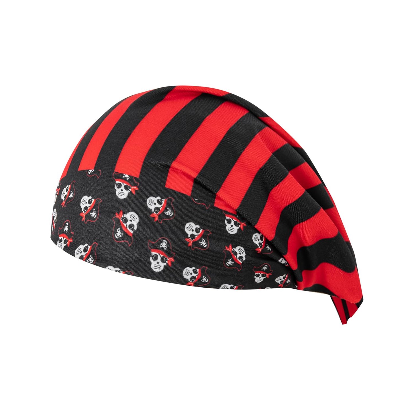 Okbebe Toddler Baby Girl Pirate Costume Halloween Sea Buccaneer Dress And Pirate Eye Mask With Hat (Red,3T)