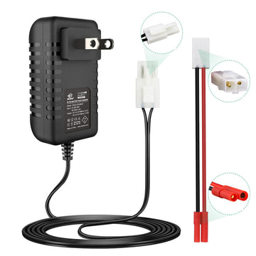 Melasta 7.2V 9.6V 8.4V RC Car Battery Charger Compatible with Redcat Racing Hexfly NiMH Battery and Standard Tamiya Battery, 2.4