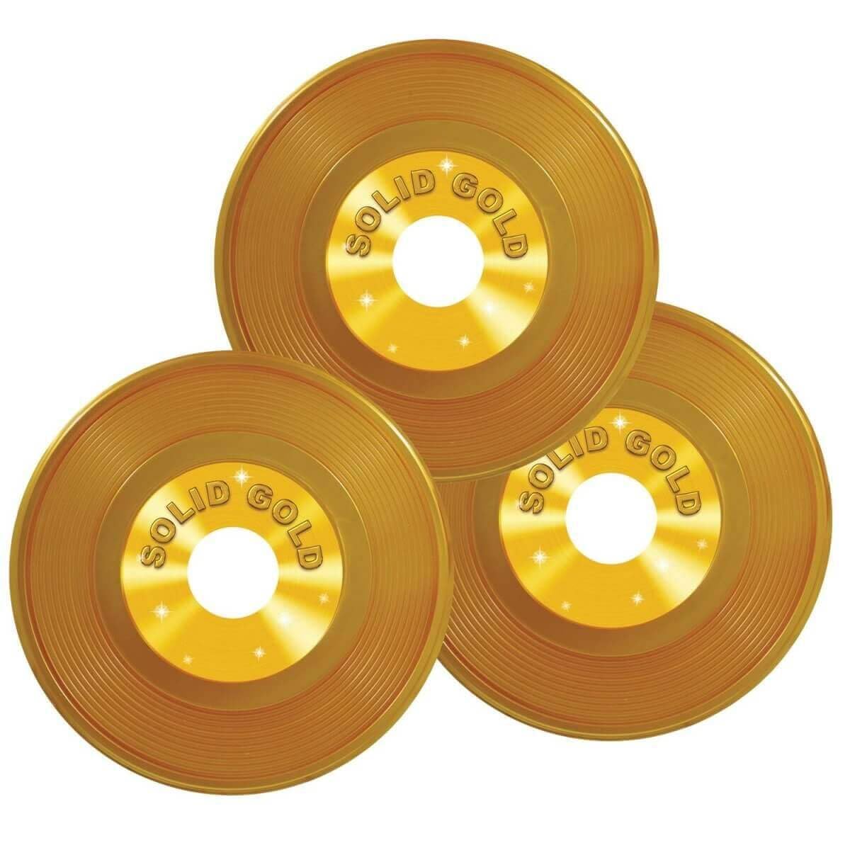 Beistle Gold Plastic Records