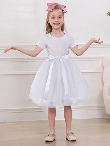 Dgshirldjo 7 Layers Girls Tutu Skirt, Tulle Princess Tutu Skirts For Toddler Girls 3-10 Years Birthday/Daily Wear/Costume (Us, A