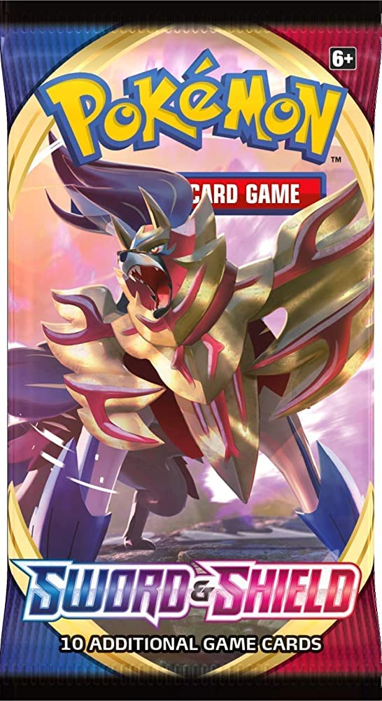 Pokemon TCG: decorative replica blade & Shield Booster Pack – Toytooth