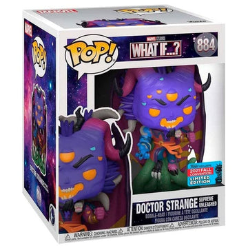 Funko Pop! What If? Doctor Strange Supreme Unleashed Shared Sticker Exclusive 2021 884