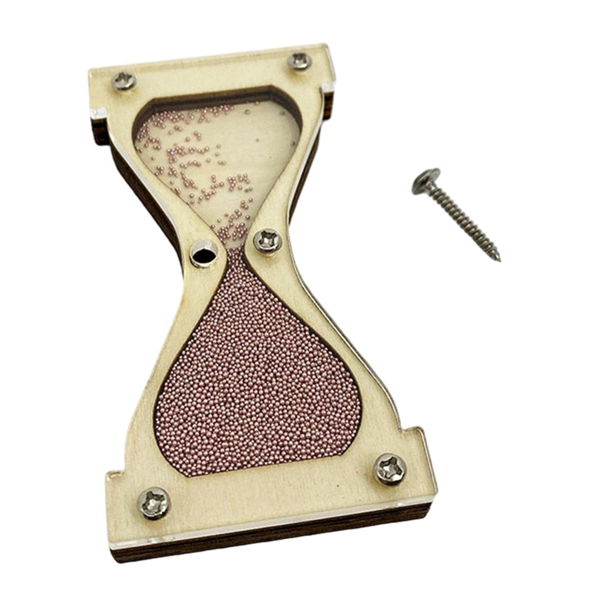 Bnf Wooden Hourglass Toy Sensory Busyboard Early Educational Diy Accessories Silver Bbaby | Toys For Baby | Developmental Baby T