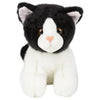 Forest & Twelfth 6'' Stuffed Black & White Cat, Soft Plush Toy, Cute Stuffed Animal For Boys And Girls, Realistic Looking Small