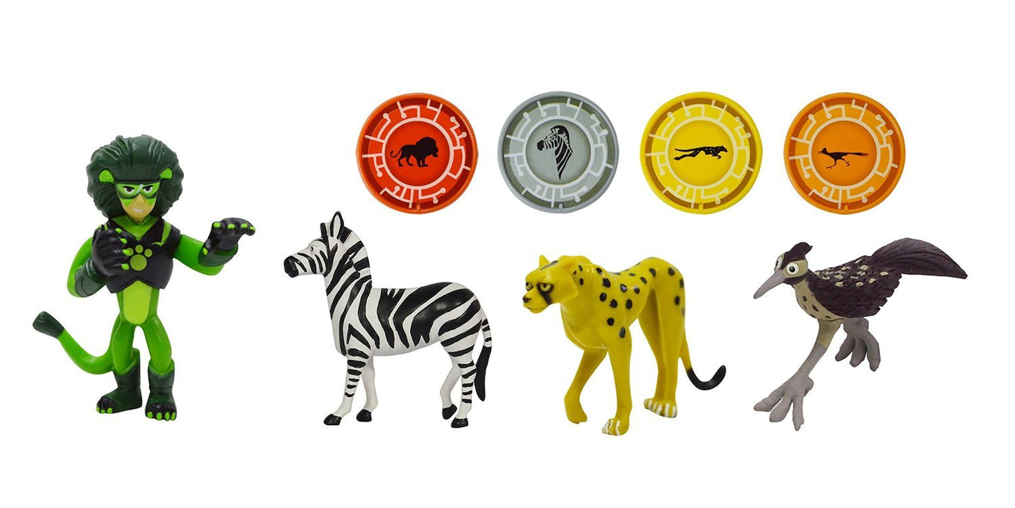 Wicked Cool Toys Wild Kratts, Activate Creature Power, Runners 4-Pack Figure Set