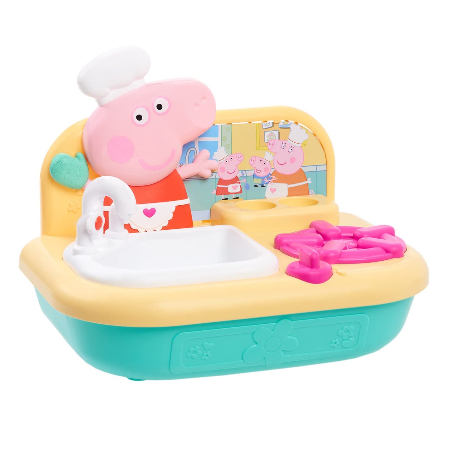 Peppa Pig Cooking Fun Tabletop Kitchen, Kids Toys for Ages 3 Up by Just Play