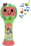 CoComelon Musical Sing-Along Microphone - Green, Plastic, Model CMF0003, Plays 'Thank You' Song for Kids & Toddlers