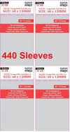 Sleeve Kings ''Wotr Perfect Compatible'' Sleeves 68 X 120 Mm (4X110 Pack, 440 Sleeves)
