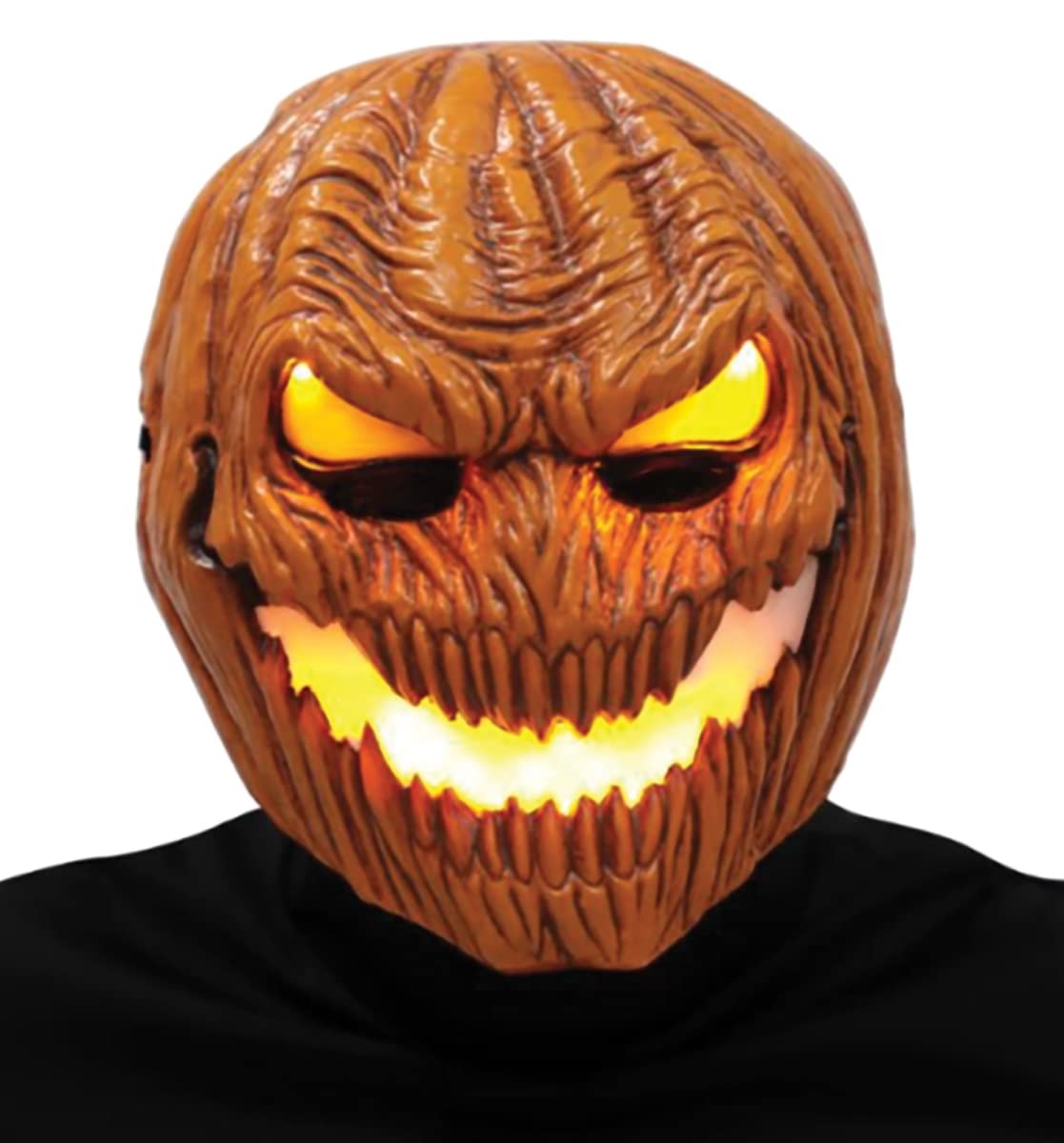 Flame Fiend Hallows Hellion Mask With Hood, One Size