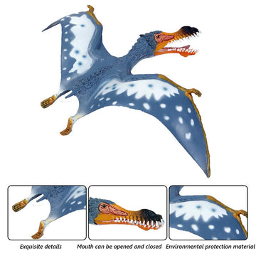 EOIVSH 3-Pack Realistic Flying Dinosaur Figures - Pterosaur, Educational Toy, Plastic, Great for Collection, Gifts & Party Favors