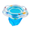Easyva Baby Swimming Float Ring, Blue PVC with Safety Seat, Small, Double Airbag for 12-48 Months, Ideal for Swim Training and Bathing