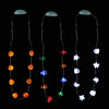 JASHIKA Halloween Eve Costume Party Accessories, Lighting Up LED Necklace Set of 3, Ghost, Jack O Lantern Pumpkin, Skull for Tri