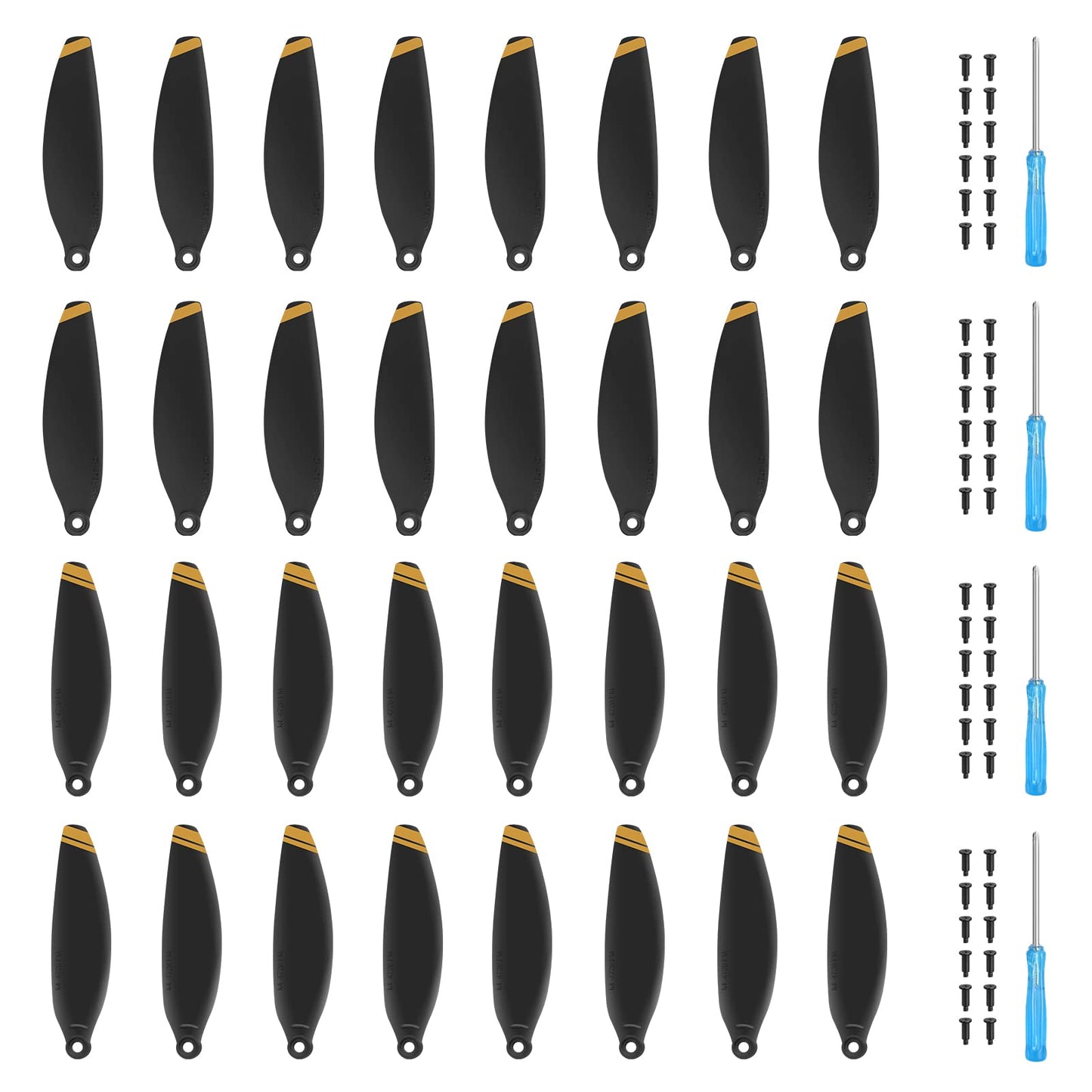 32Pcs Propellers for DJI Mini 4K/Mini 2 SE/Mini 2/Mini SE Replacement Prop Blades Low Noise Accessories for DJI Mini 2/SE Drone
