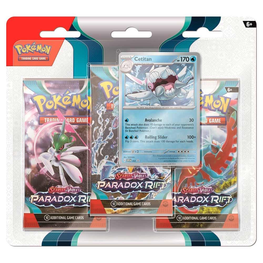 Pokemon Tcg: Paradox Rift - 3-Pack Blister | Cetitan