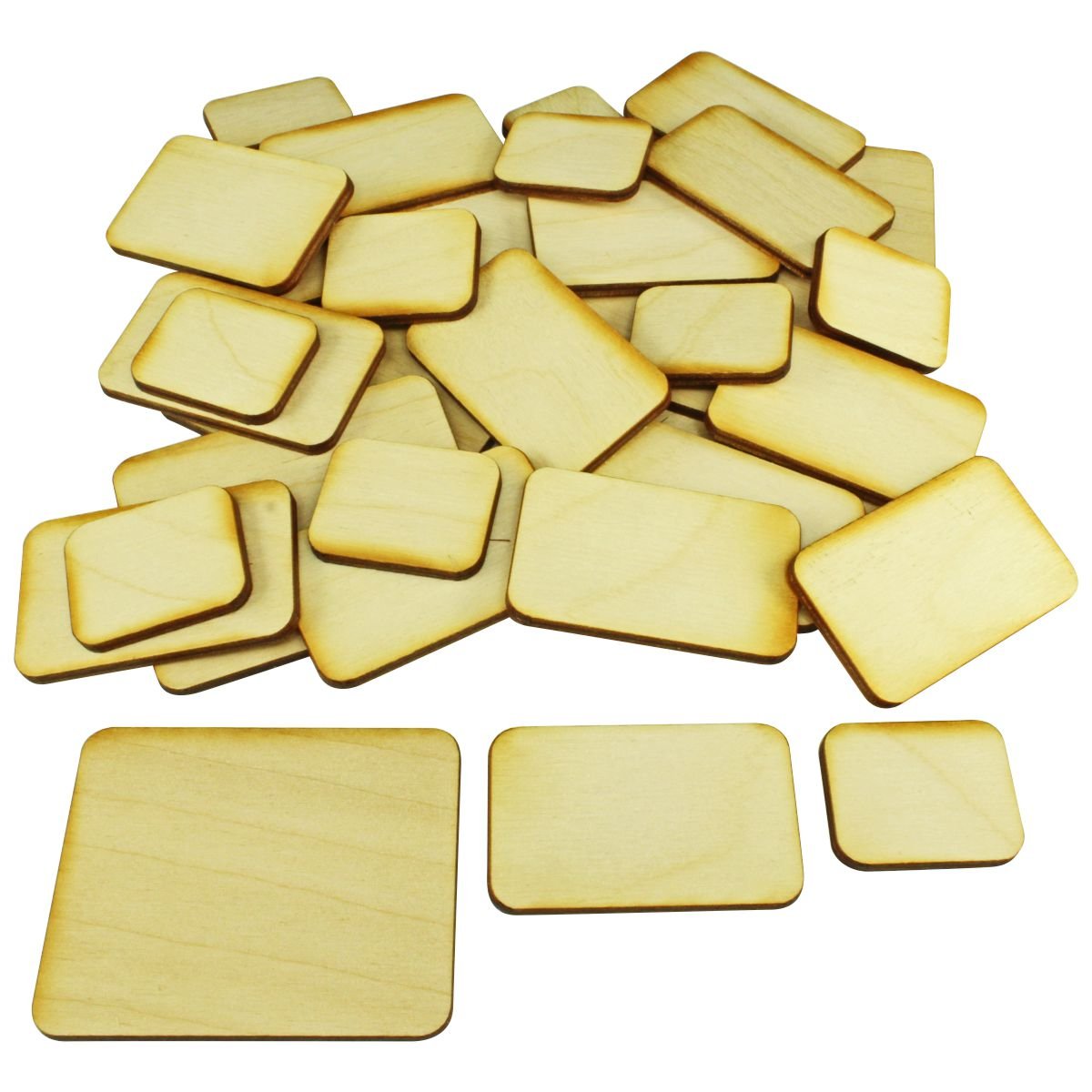 Litko Miniature Base Set | Compatible With Flames Of War | Small 1X1.25 | Medium 1.25X2 | Large 2X2.5 Inch | Laser-Cut 3Mm Plywo