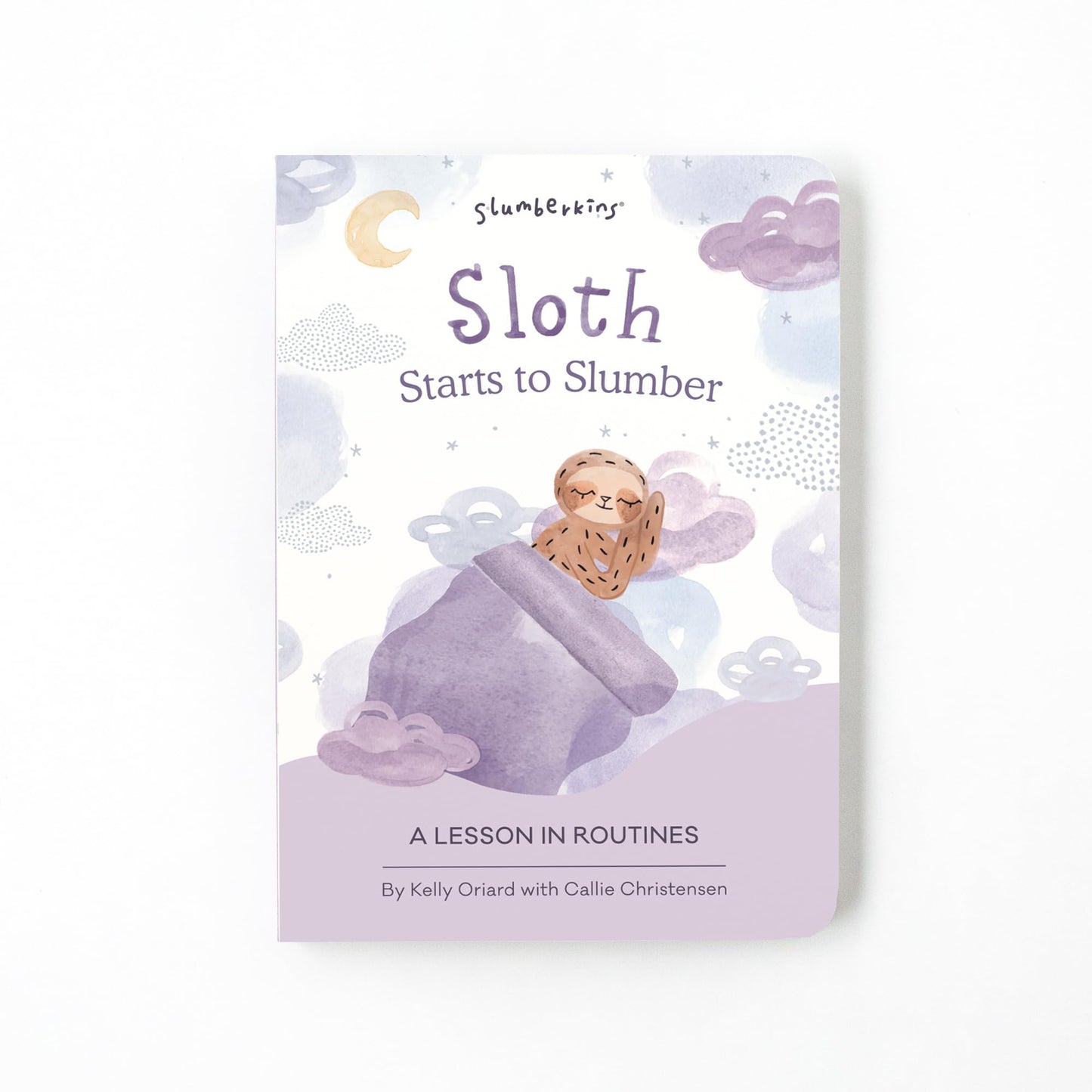 Slumberkins 14' Sloth Kin & 2 Board Books Complete Set Bundle | Promotes Routines, Relaxation & Coping Skills | Social Emotional Learning, Ages 0+ (Sloth Kin Plush + 2 Board Books)