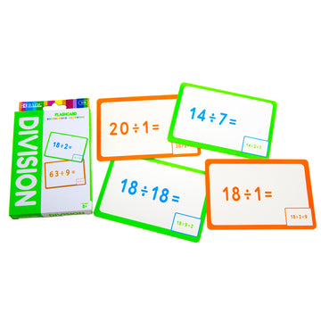 Bazic Multiplication & Division Flash Cards, Number Math Calculation Card Game Education Training Learning Practice Smart (36/Pack), Set Of 2-Pack