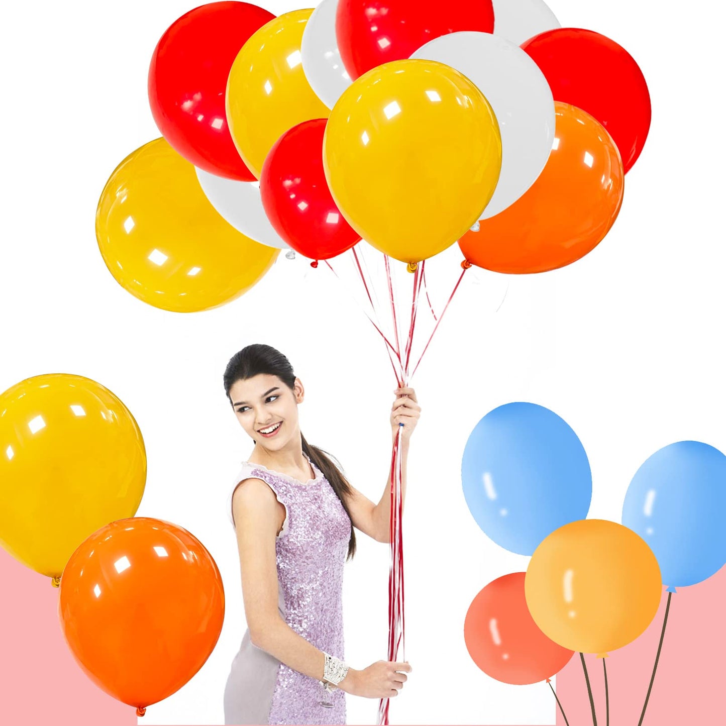 18 Inch Yellow Balloons 12 Pack Large Latex Party Balloons Round Helium Balloon For Wedding Birthday Party Baby Shower Engagemen