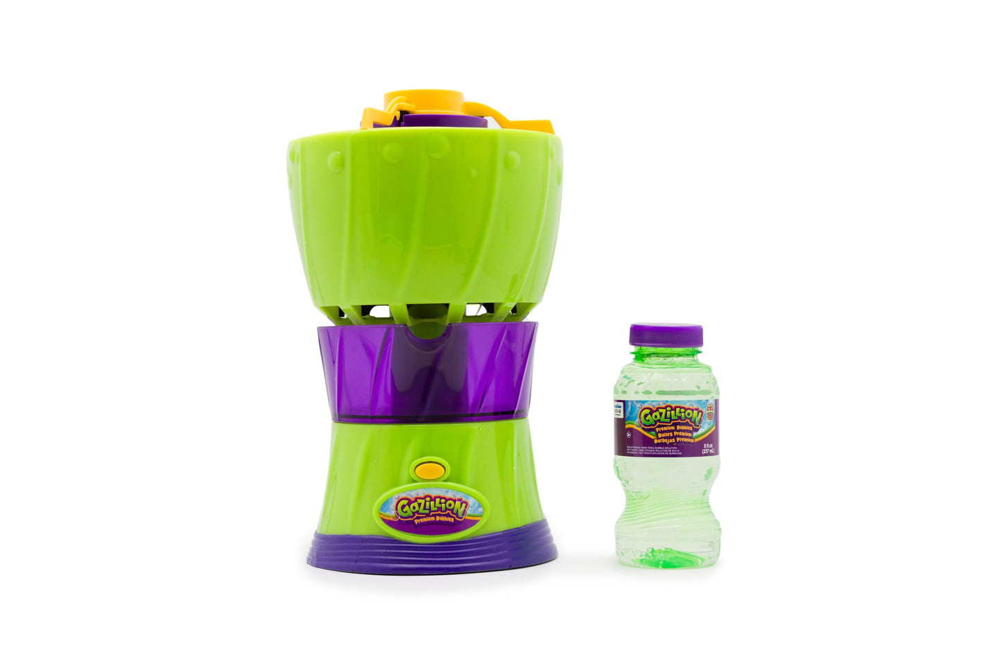 Gazillion Bubbles, Bubble Rush Portable Bubble Maker - Instant Bubble Creation - Outdoor Toy For Kids - 8 Oz. Bubble Solution Included - Ages 3+