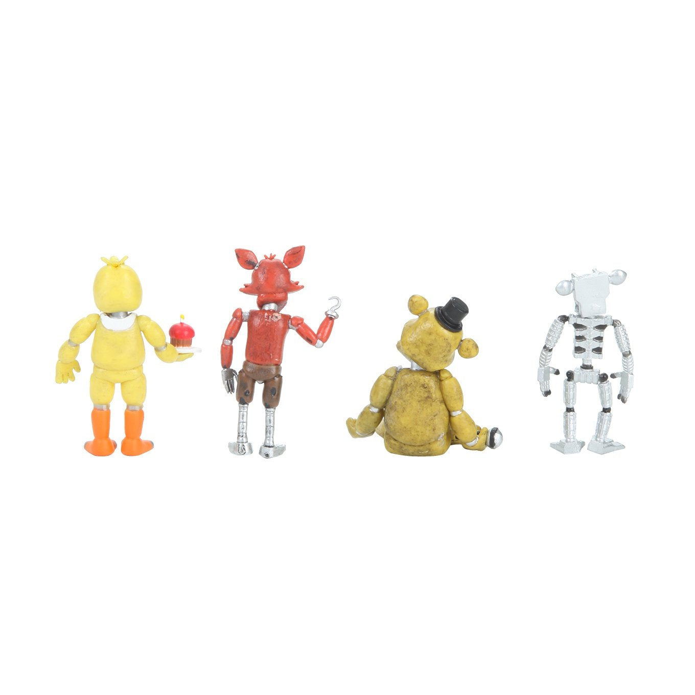 Funko Five Nights at Freddy's 4 Figure Pack - Gold Vinyl, 2", Model 8863, Collectible Set