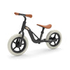 Chillafish Charlie Balance Bike for Toddlers, 10-Inch No-Puncture Tires, Adjustable Seat, Black, Model CPCH01BLA