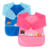 Cubaco 2Pack Art Smock For Kids 8-12 Kids Apron Waterproof Smocks For Kids Apron For Kids Toddler Smock Artist Smocks For Kids 5