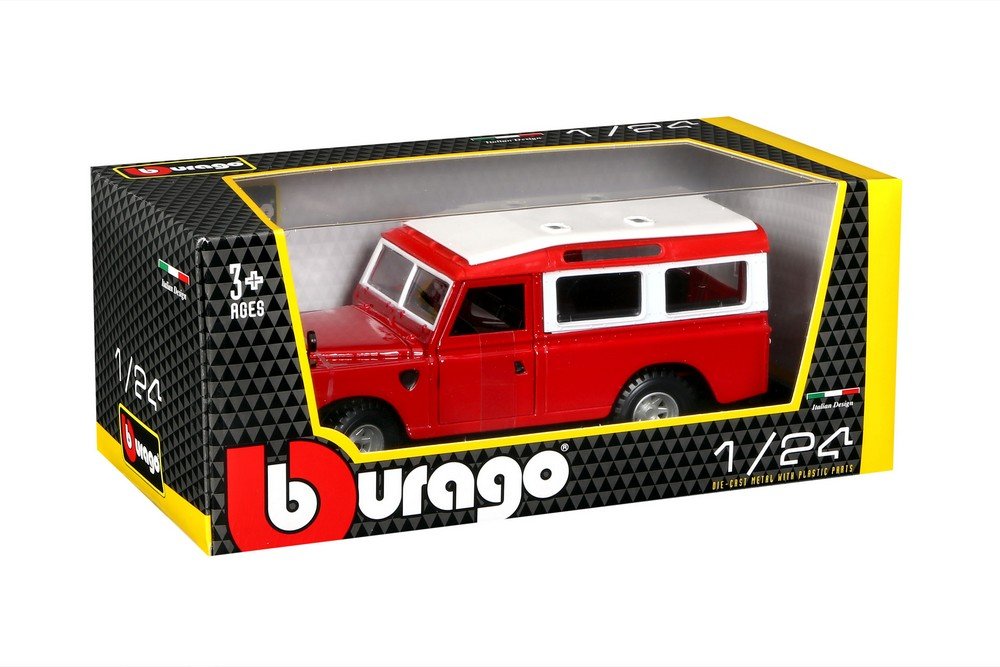 Bburago 2011 Bijoux 1:25 Scale Blue Land Rover