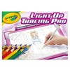 Crayola Light Up Tracing Pad - Pink, 12"W x 11"H, Plastic Art Kit for Kids, Model 04-0908, Easter Gifts for Girls & Boys, 6