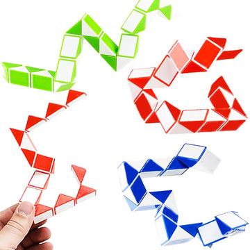 The Dreidel Company Snake Cube Twist Puzzle Magic Snake Sensory Toys Collection Brain Teaser Party Favors Game Goodie Bags Fille