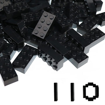 Classic Building Bricks 2X4, Compatible With Lego Parts And Pieces 3001, 110 Piece Bulk Building Block, Creative Building Block
