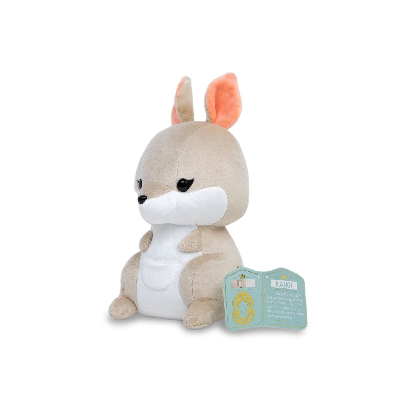 Bellzi Brown Kangaroo Stuffed Animal Plush Toy - Adorable Soft Kangaroo Toy Plushies And Gifts - Perfect Present For Kids, Babie